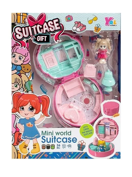 Набор д/девочек свадебный салон с куклой YQL101