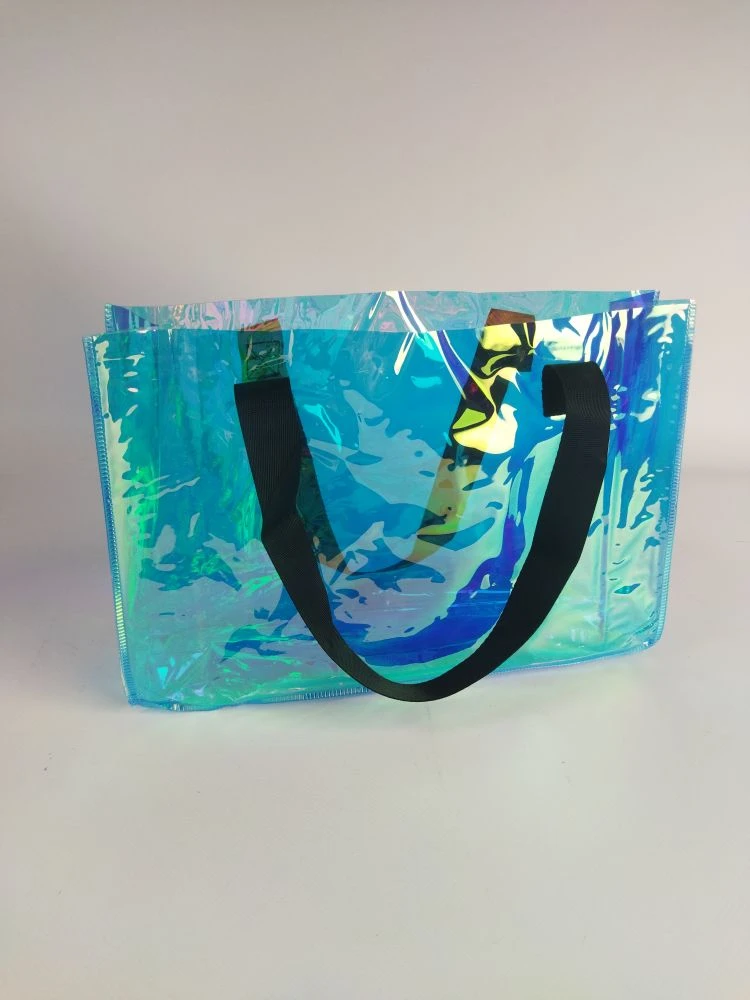 Сумка радужная ПВХ 30*20*10см ED25411