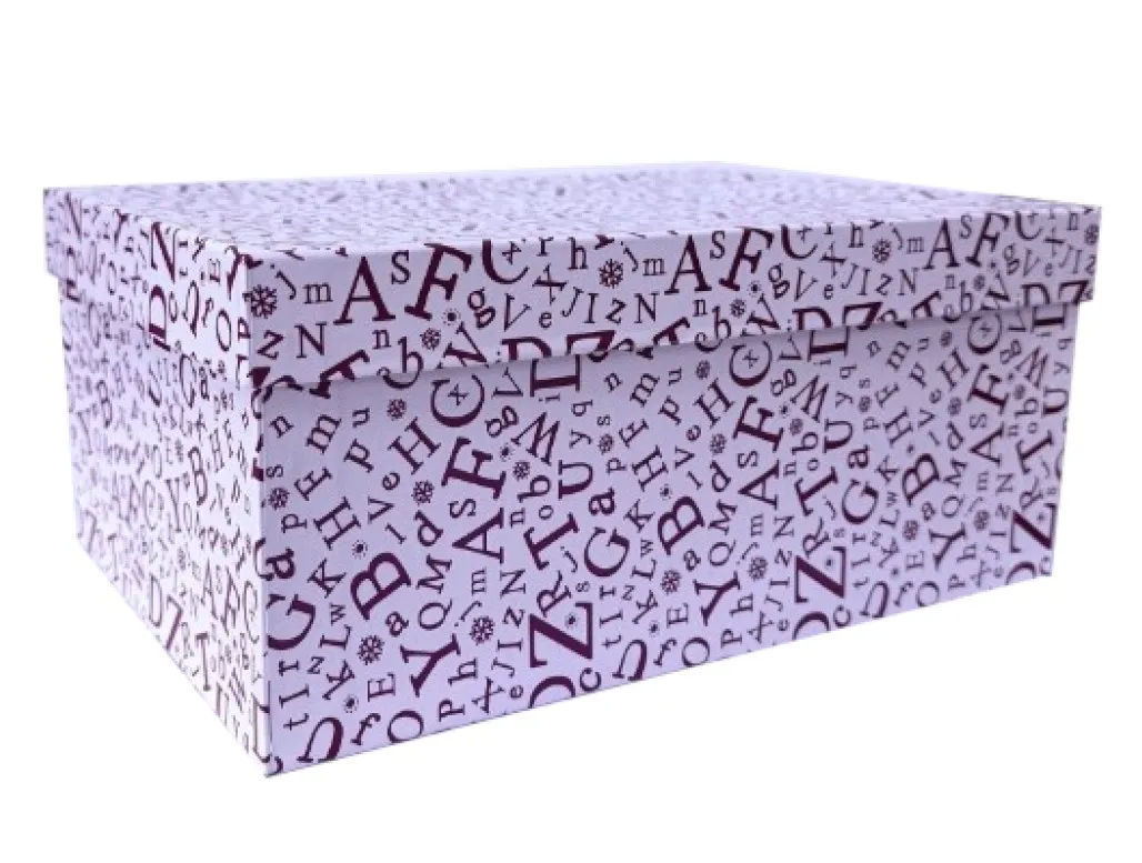 Коробка подарочная алфавит 32*23*13,5см Д10103П.107/1.3