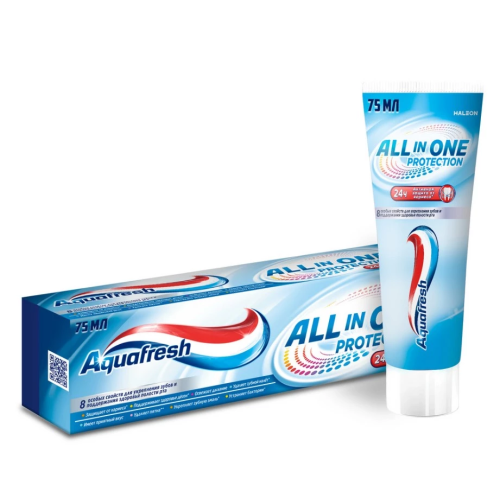 AQUAFRESH паста зубная аll-in-оne рrotection 75мл