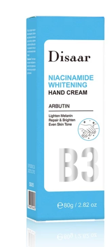 DISAAR крем д/рук с ниацинамидом niacinamide whitening hand cream 80г