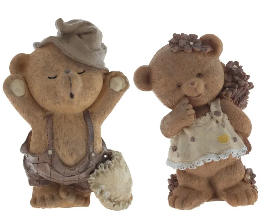 Фигурка декоративная медвежонок 9,5*6,5*14см 815871