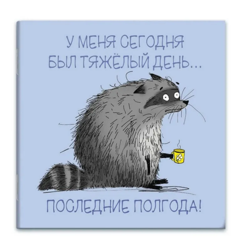 Блокнот 32л сонный кот 13*130см 66167