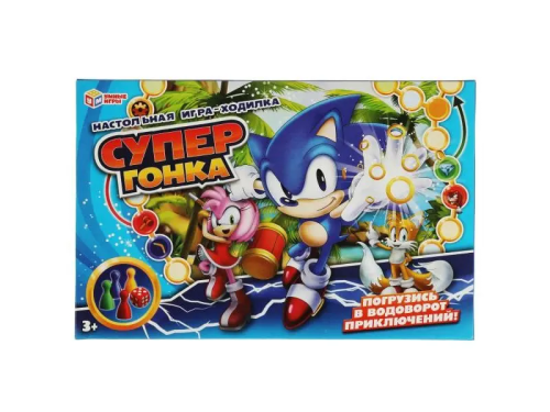Игра-ходилка настольная супергонка