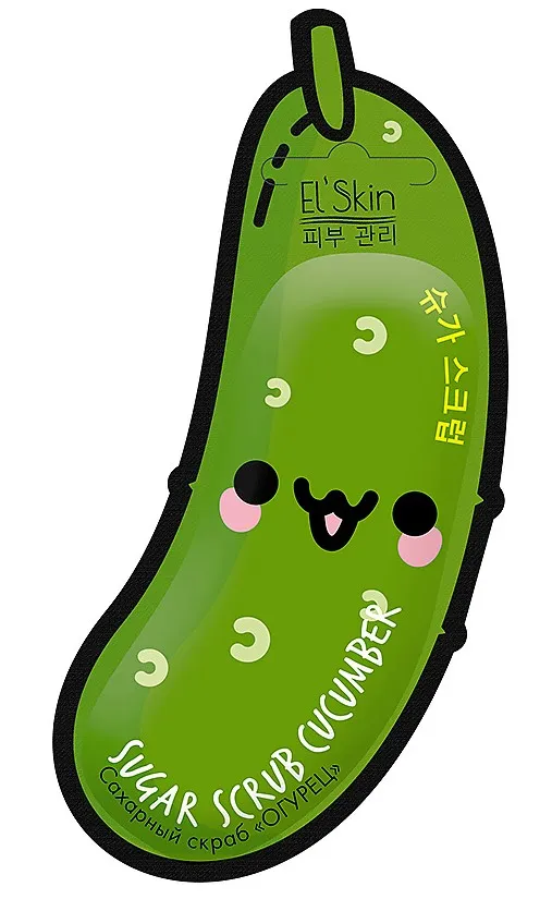 ELSKIN скраб д/лица сахарный огурец 10г