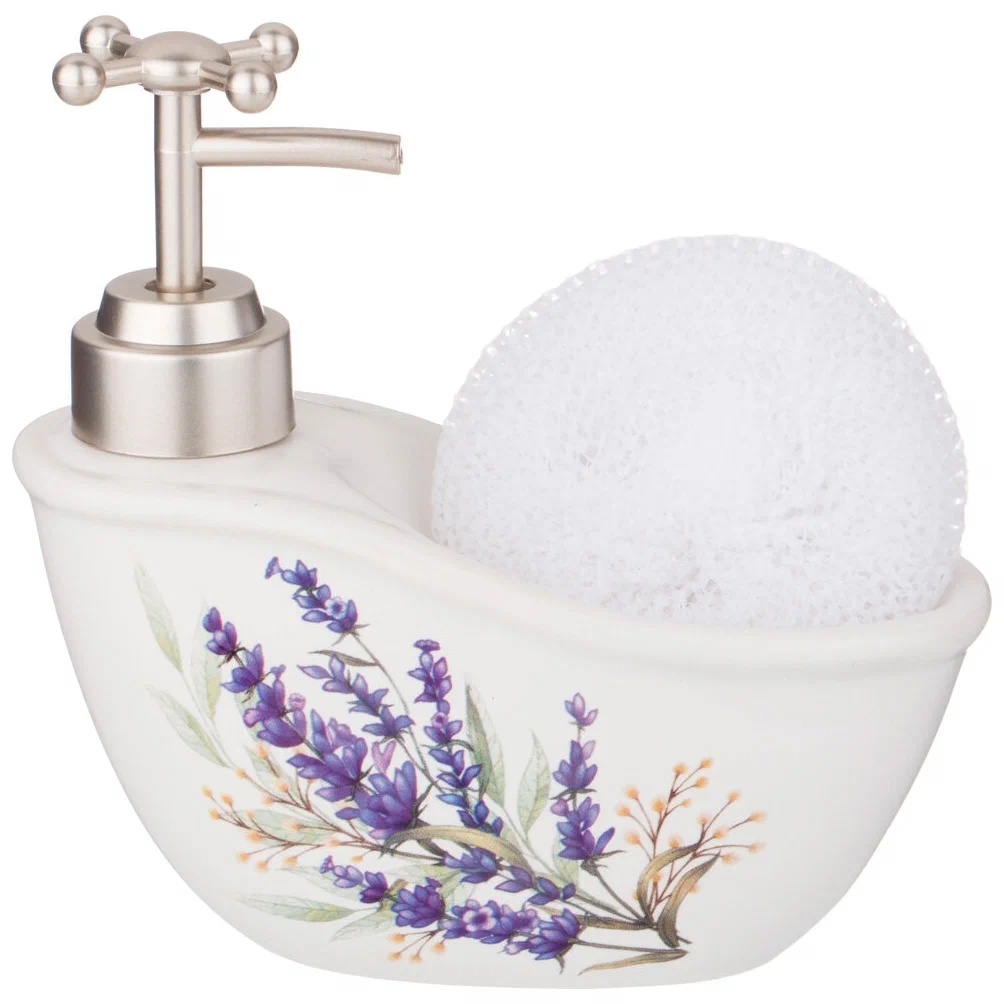 ДУША ПРОВАНСА дозатор д/моющего средства 350мл, губка 755-231