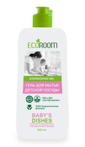 ECOROOM средство д/мытья посуды детское 500мл