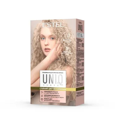 ESTEL UNIQ Sense краска-блеск д/волос без аммиака 9/17 блондин пепельно-коричневый