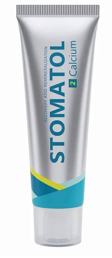 STOMATOL паста зубная 2 calcium 30г