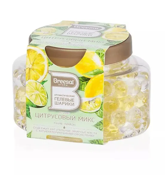 BREESAL шарики гелевые ароматические цитрусовый микс