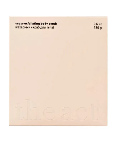 THE ACT скраб д/тела сахарный 280г