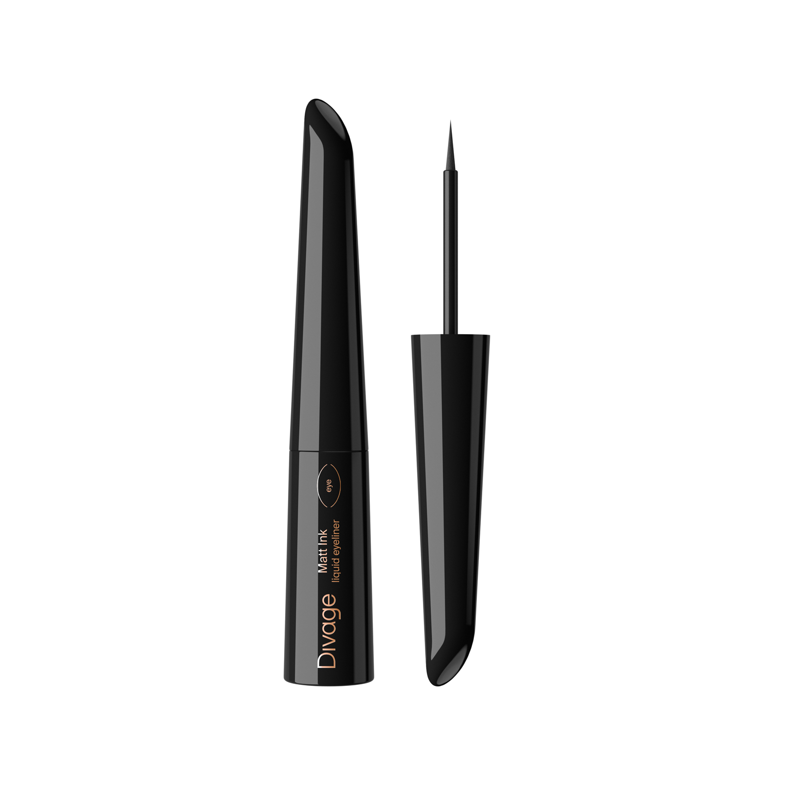 DIVAGE подводка д/глаз жидкая матовая matt ink liquid eyeliner т.01