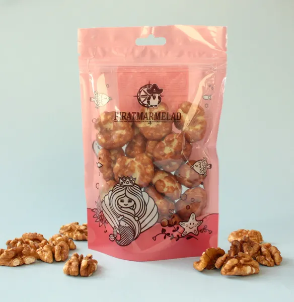 PIRATMARMELAD драже грецкий орех в белом шоколаде 125г