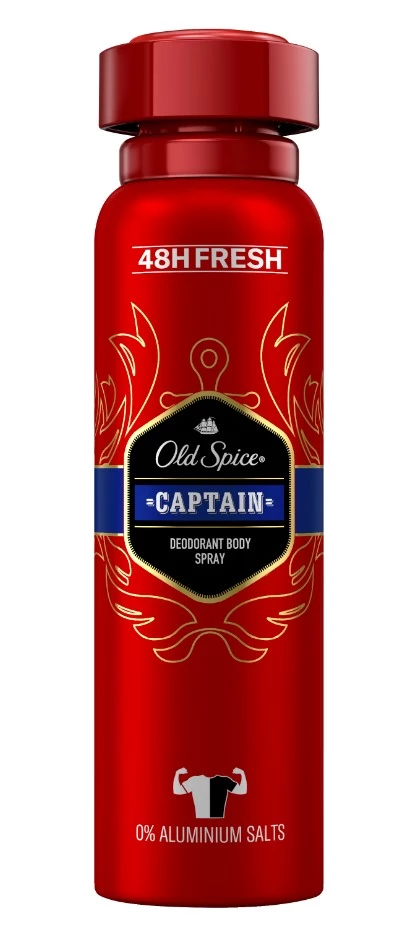OLD SPICE антиперспирант captain 150мл спрей
