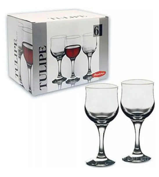 PASABAHCE Tulipe набор фужеров д/вина 240мл 6шт 44163