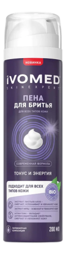 IVOMED MEN пена д/бритья тонус и энергия 200мл                                                     
