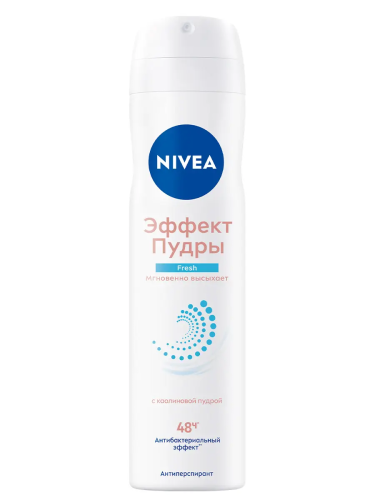 NIVEA антиперспирант жен. эффект пудры fresh 150мл спрей 84471