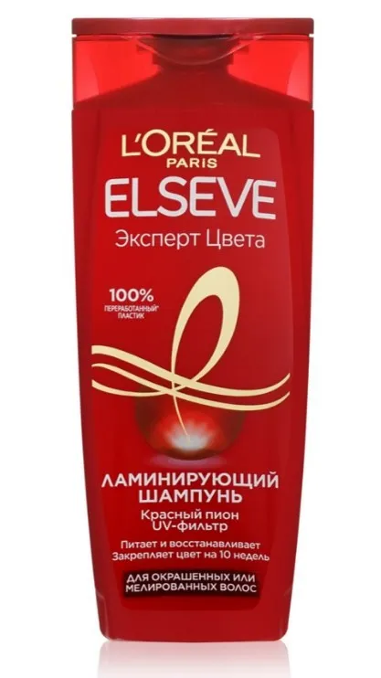 ELSEVE шампунь д/окрашенных и мелированных волос эксперт цвета с маслом льна 250мл