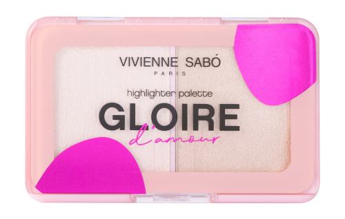 VIVIENNE SABO палетка хайлайтеров highlighter palette gloire d amour т.01