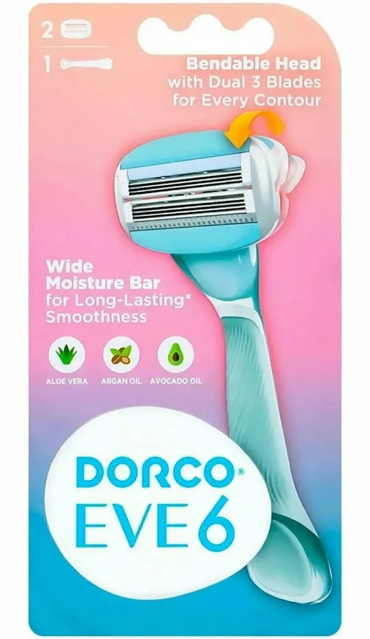 DORCO станок д/бритья жен. еve 6 simple кассетами сменными 2шт