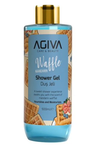 AGIVA гель д/душа agiva care&beauty мандариновая вафля 500мл