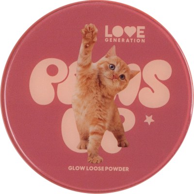 LOVE GENERATION пудра рассыпчатая с сиянием paws up, тон 01