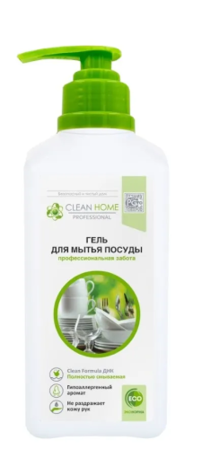 CLEAN HOME гель д/мытья посуды универсальный 1л
