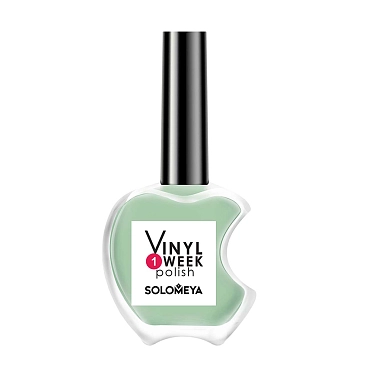 SOLOMEYA лак д/ногтей one week vinyl polish honeydew т.28 13мл