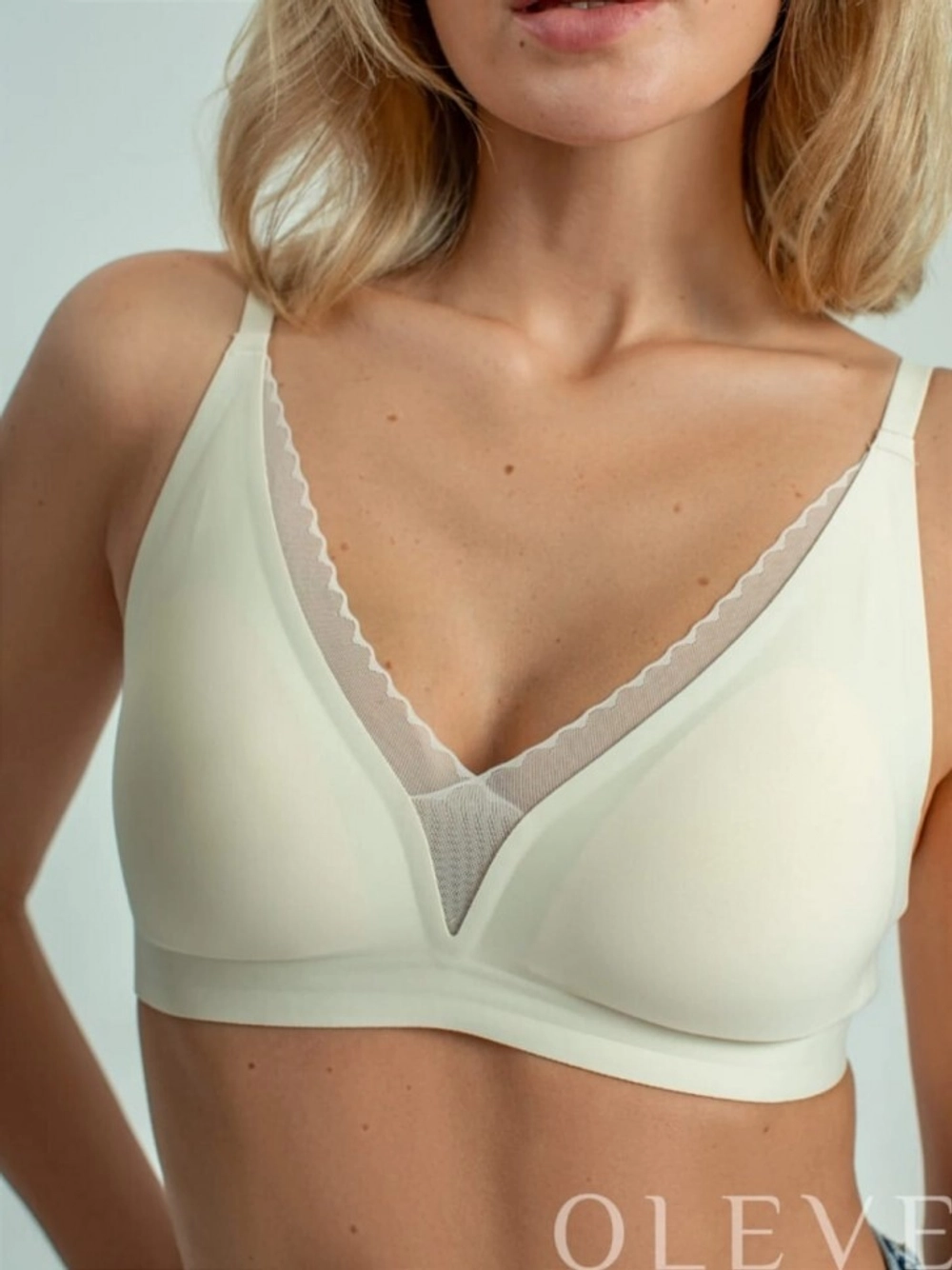 OLEVE бюстгальтерLB6104 сливочный р.S