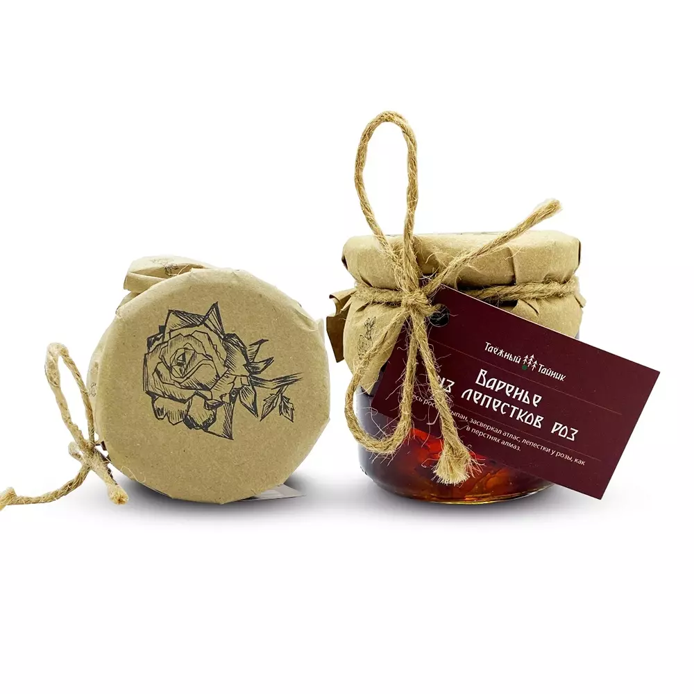 ТАЕЖНЫЙ ТАЙНИК варенье из лепестков роз 240г