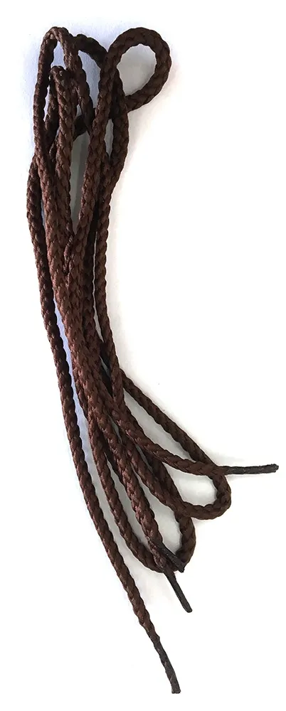 VITTO шнурки д/обуви цв.коричневый тонкие 60см