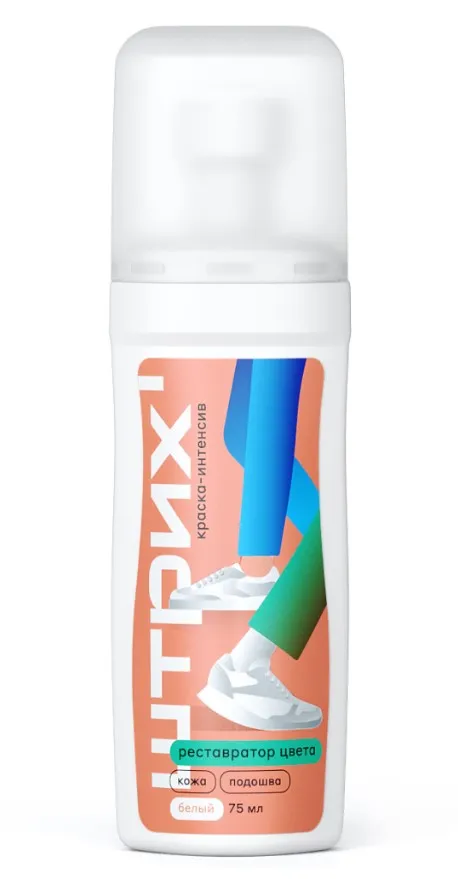 ШТРИХ краска-интенсив д/белой обуви и подошвы 75мл 57928032