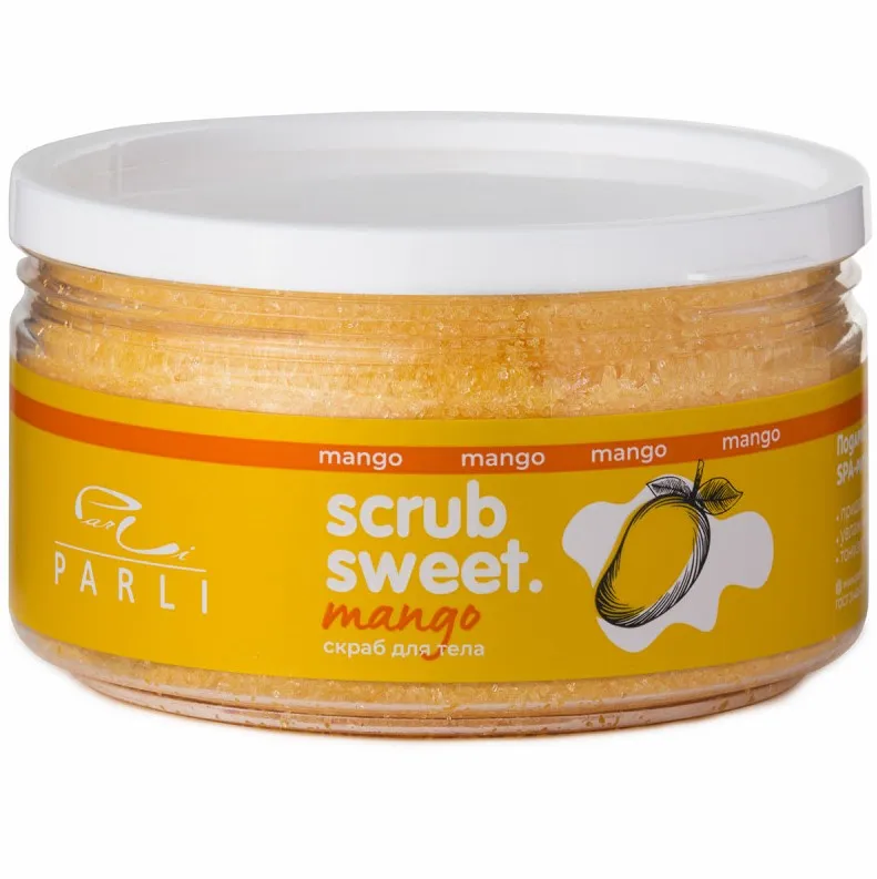 PARLI COSMETICS скраб д/тела cахарно-солевой манго 300г