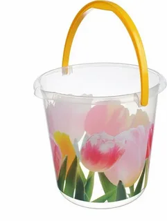 Ведро 5л деко тюльпаны М2425/10