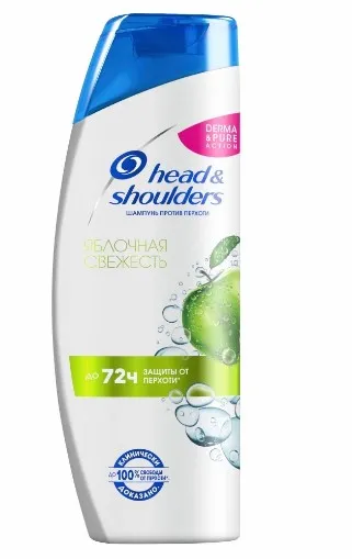HEAD&SHOULDERS шампунь д/волос яблочная свежесть 400мл
