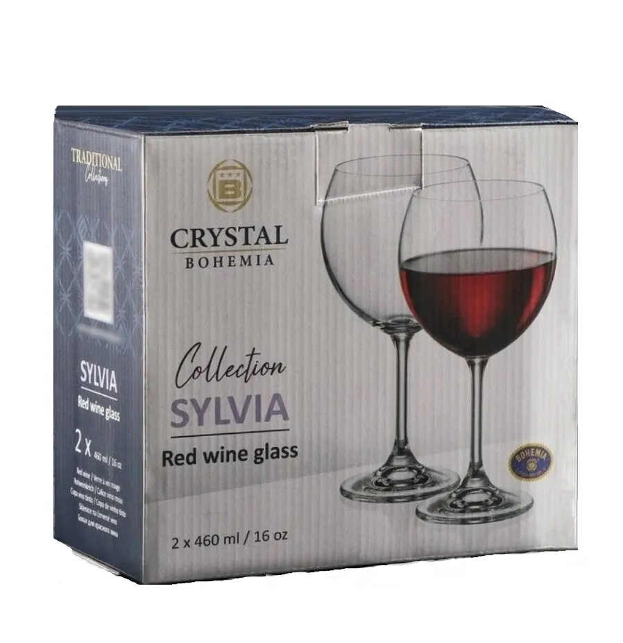 BOHEMIA рюмка д/красного вина sylvia 6шт 580мл