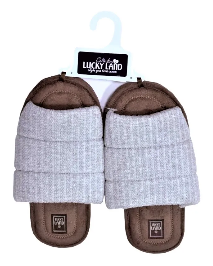 LUCKY LAND обувь домашняя мужская пантолеты 4980 M-CH-O р.44