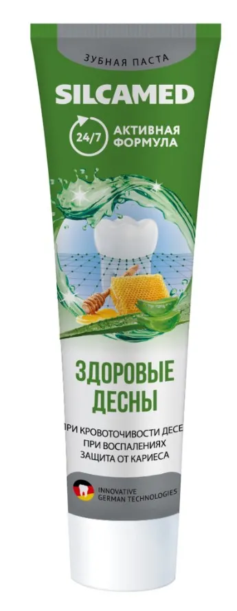 SILCAMED паста зубная здоровые десны 110гр
