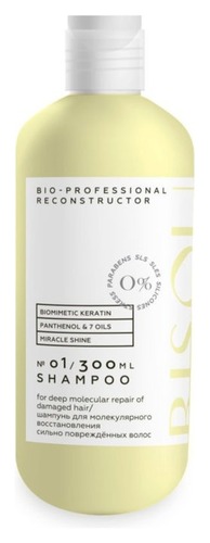 BISOU BIO-PROFESSIONAL шампунь д/молекулярного восстановления волос 300мл