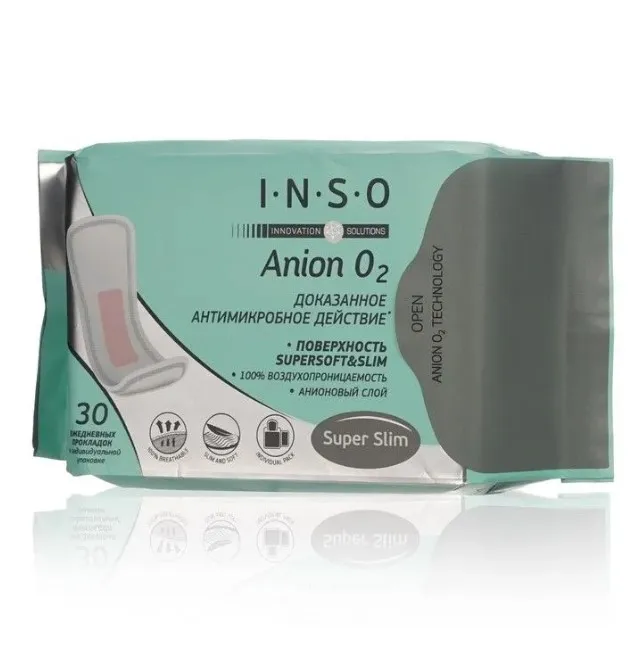 INSO Anion O2 прокладки ежедневные 30шт