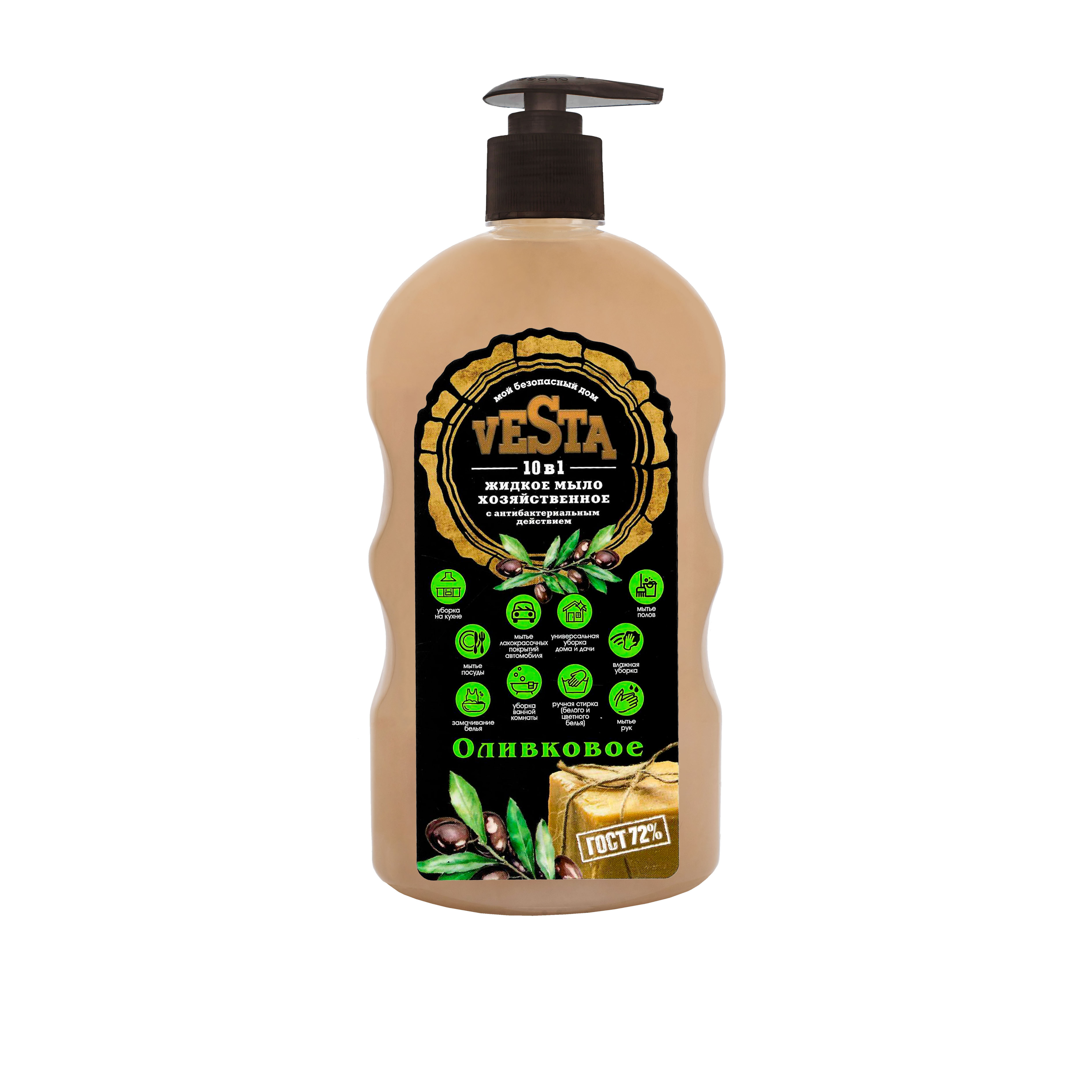 VESTA гель-мыло хозяйственное 680мл (12)