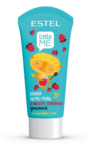 ESTEL Little me паста-гель зубная детская земляника 60мл