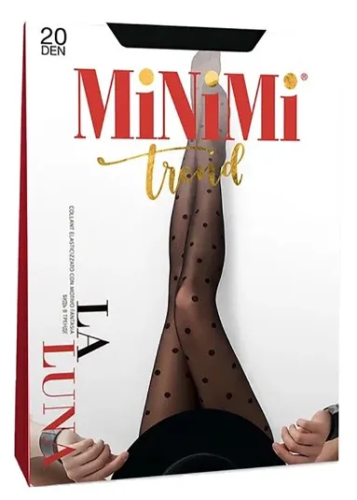 косяк MINIMI колготки женские la luna средний горох 20 nero р.3