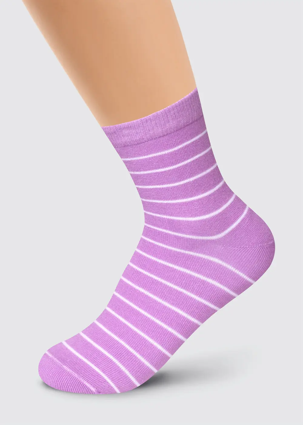 CLEVER носки женские market line L1001 св.фиолетовый р.23
