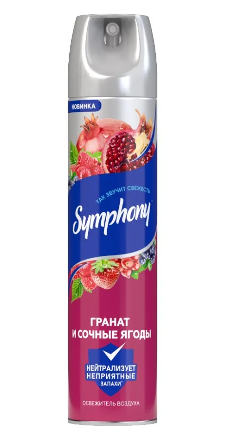 SYMPHONY освежитель воздуха сочные ягоды 300мл (6)
