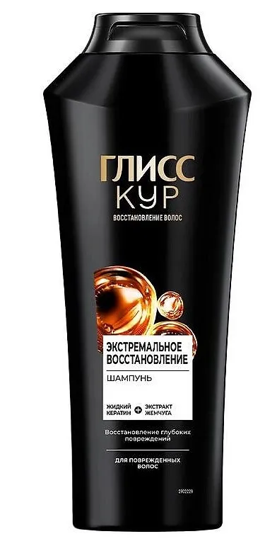 ГЛИСС КУР шампунь д/волос экстремальное восстановление 400мл