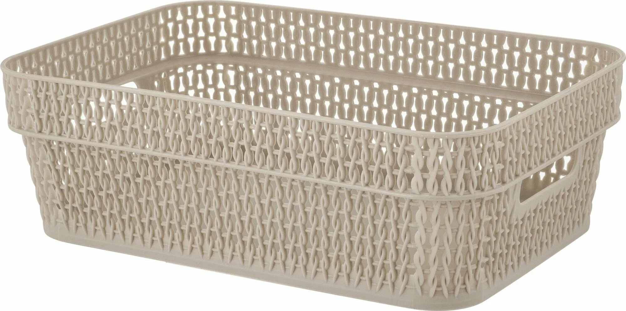 AJUR корзина универсальная б/крышки цв.бежевый топаз 3л KL411010005/16