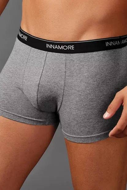 INNAMORE трусы мужские IBU34003 classic grigio melange р.4
