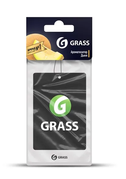 GRASS ароматизатор воздуха д/авто картон аромат дыни