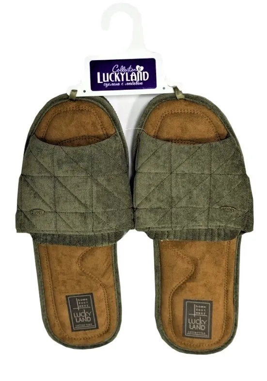 LUCKY LAND обувь домашняя мужская пантолеты 4988 M-CH-O р.42
